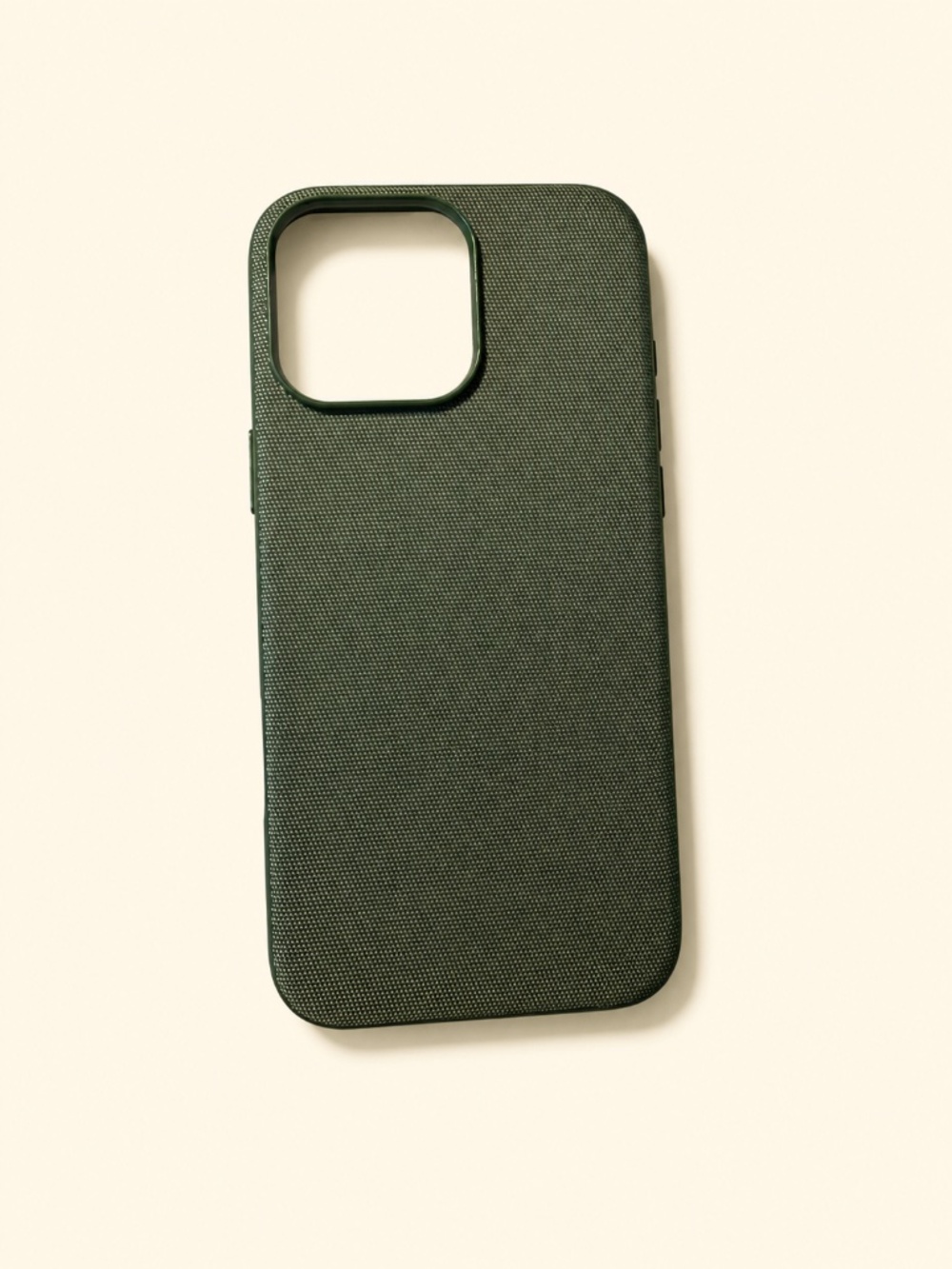 Olive Green Textured Case for iPhone 16 Pro Max Shockproof Protective Cover
